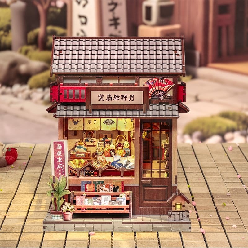 Miniature House Model Kit Tsukino Eogi-dou 19 x 14 cm Image 2