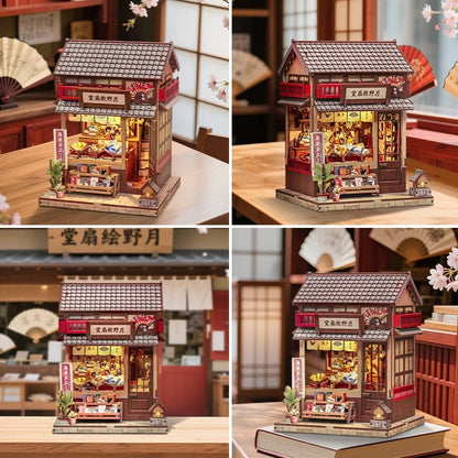 Miniature House Model Kit Tsukino Eogi-dou 19 x 14 cm Image 3