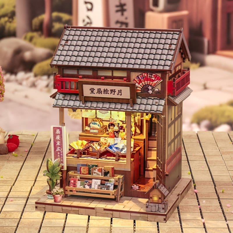 Miniature House Model Kit Tsukino Eogi-dou 19 x 14 cm Image 12