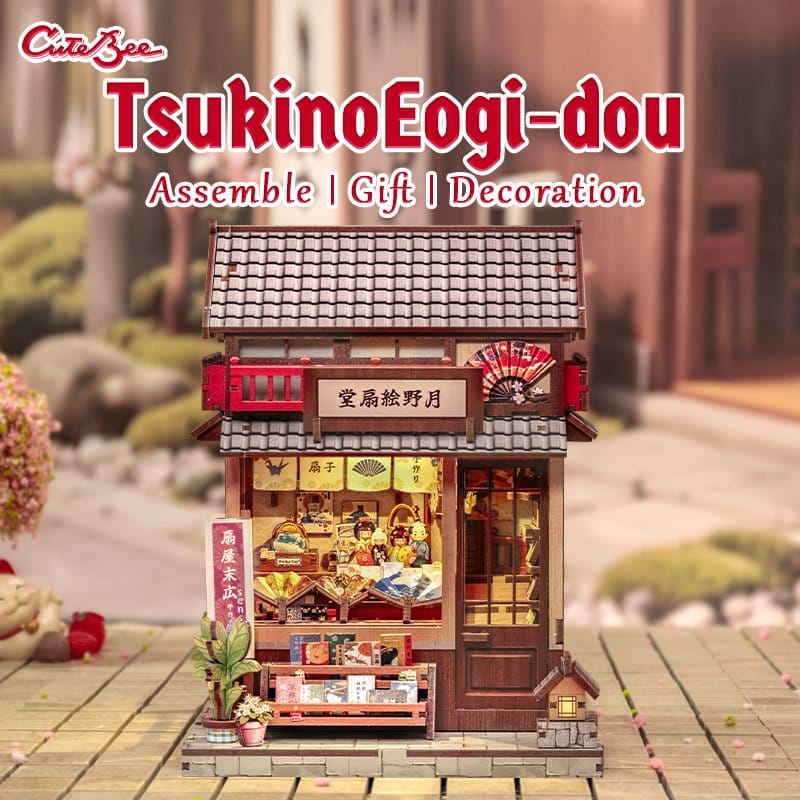 Miniature House Model Kit Tsukino Eogi-dou 19 x 14 cm Image 13