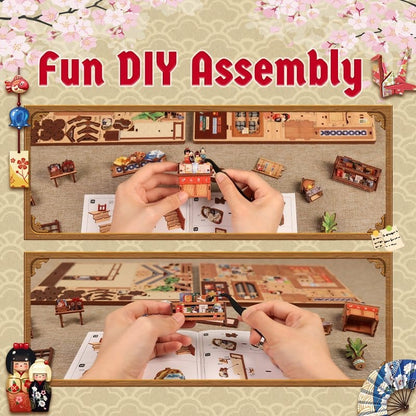 Miniature House Model Kit Tsukino Eogi-dou 19 x 14 cm Image 14