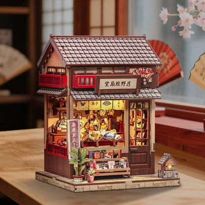 Miniature House Model Kit Tsukino Eogi-dou 19 x 14 cm Image 18