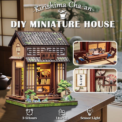 Miniature House Model Kit Kirishima Cha-an 19 x 14 cm Image 10