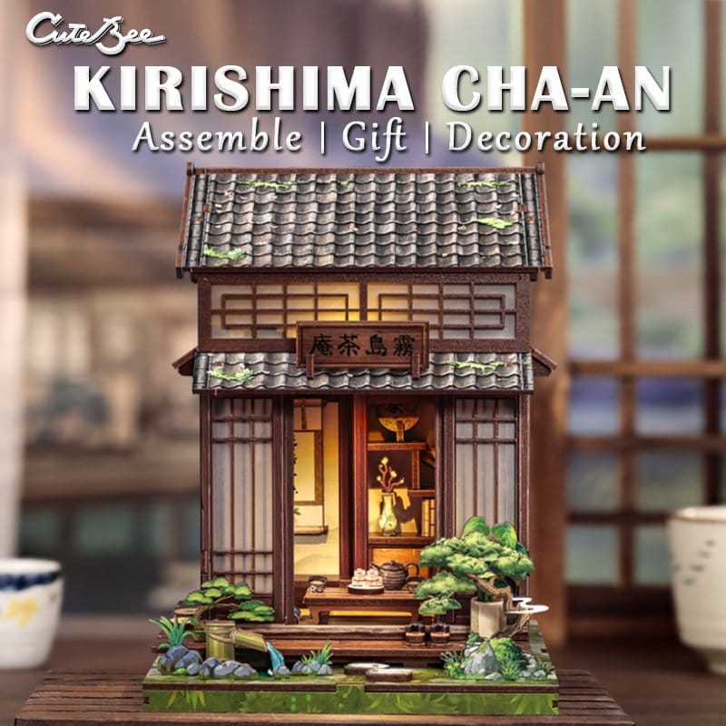 Miniature House Model Kit Kirishima Cha-an 19 x 14 cm Image 11