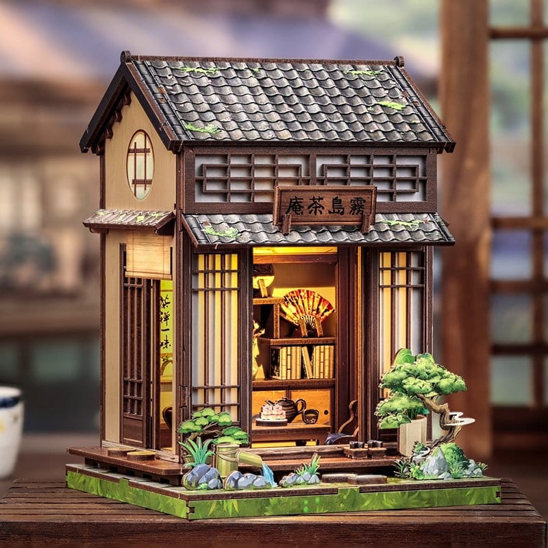 Miniature House Model Kit Kirishima Cha-an 19 x 14 cm Image 12