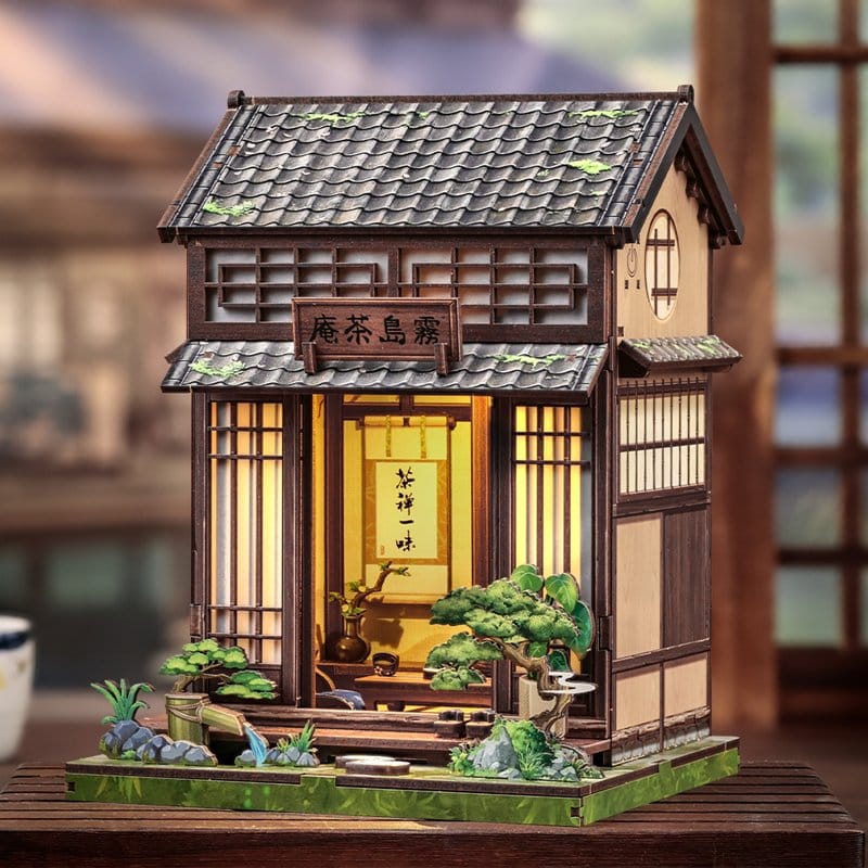 Miniature House Model Kit Kirishima Cha-an 19 x 14 cm Image 14