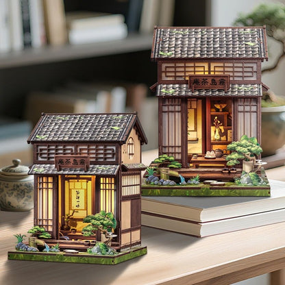 Miniature House Model Kit Kirishima Cha-an 19 x 14 cm Image 15