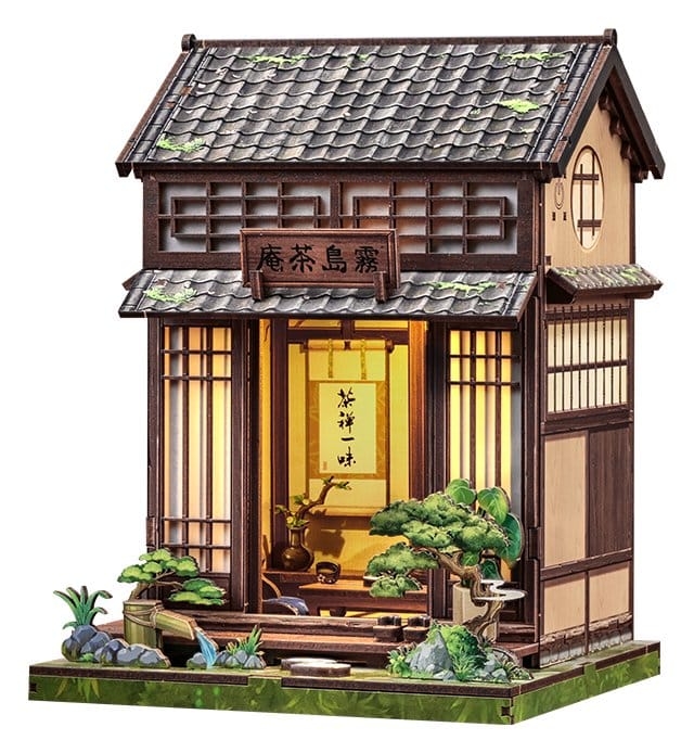 Miniature House Model Kit Kirishima Cha-an 19 x 14 cm Image 18