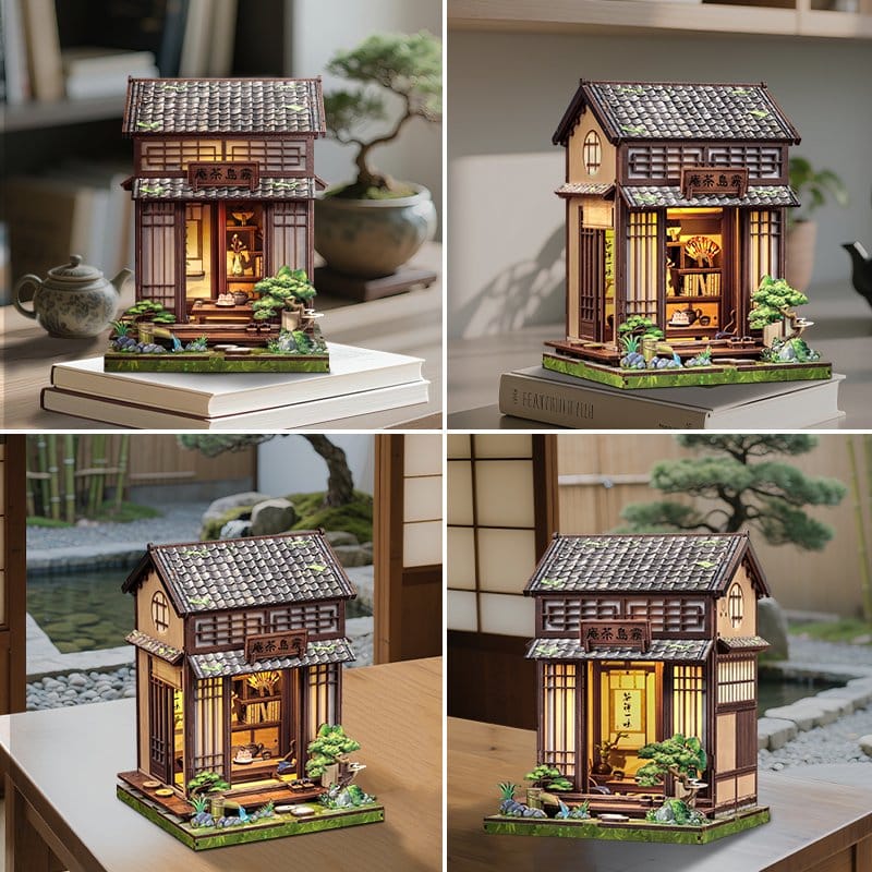Miniature House Model Kit Kirishima Cha-an 19 x 14 cm Image 19