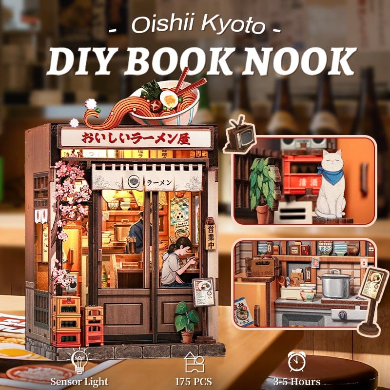 Miniature House Model Kit Oishii Kyoto 22 x 13 cm Image 11