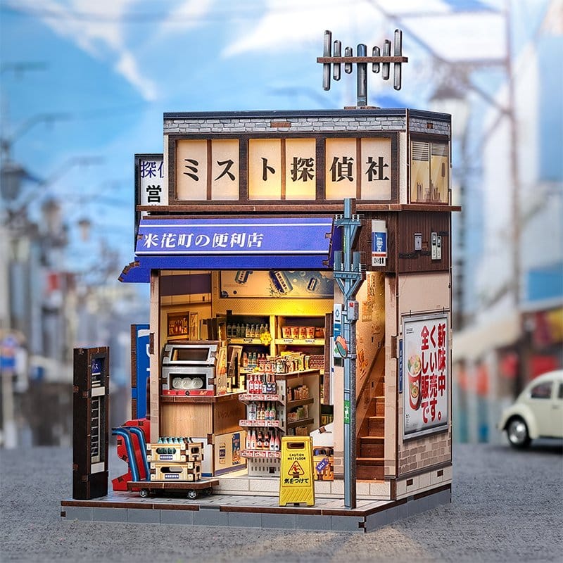Miniature House Model Kit Beika-cho Convenience Store 22 x 15 cm Image 3