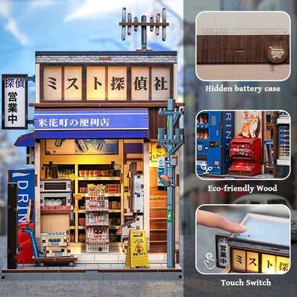 Miniature House Model Kit Beika-cho Convenience Store 22 x 15 cm Image 8