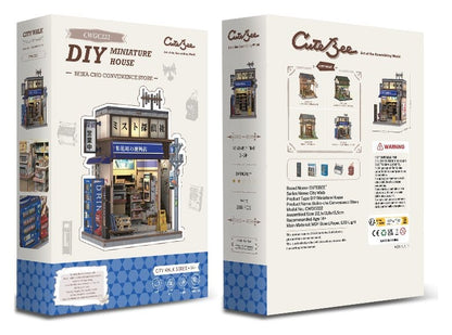 Miniature House Model Kit Beika-cho Convenience Store 22 x 15 cm Image 10