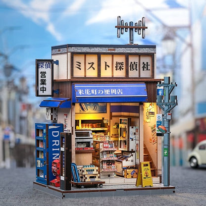 Miniature House Model Kit Beika-cho Convenience Store 22 x 15 cm Image 13