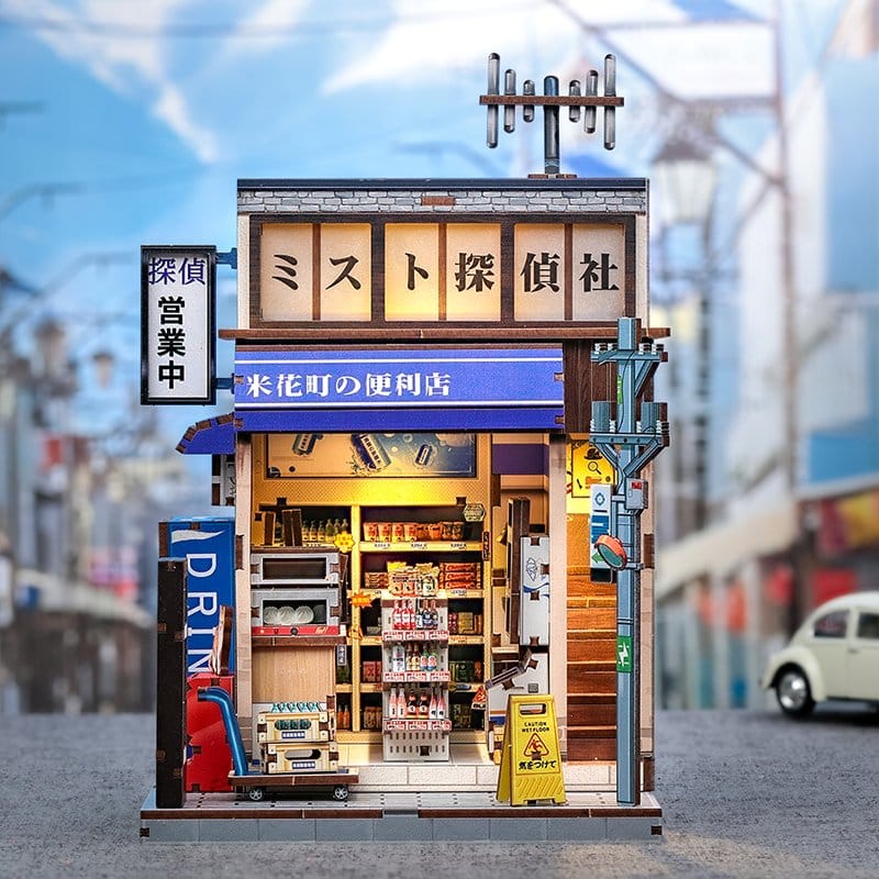 Miniature House Model Kit Beika-cho Convenience Store 22 x 15 cm Image 18