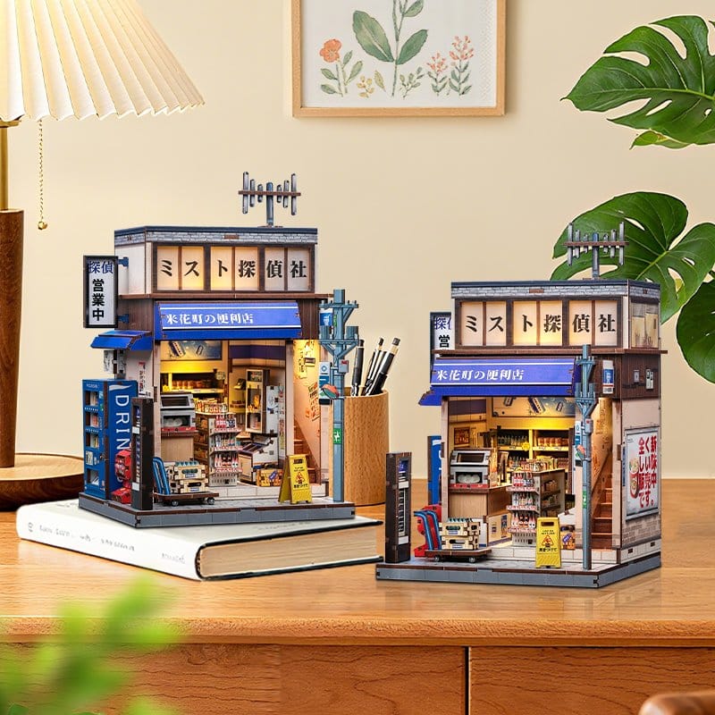 Miniature House Model Kit Beika-cho Convenience Store 22 x 15 cm Image 20