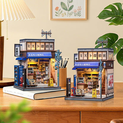 Miniature House Model Kit Beika-cho Convenience Store 22 x 15 cm Image 20