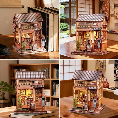 Miniature House Model Kit Sakura O Kimono Shop 19 x 14 cm Image 3