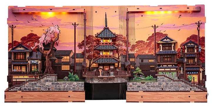 Book Nook Twilight Sakura Path 23 x 12 cm Image 6