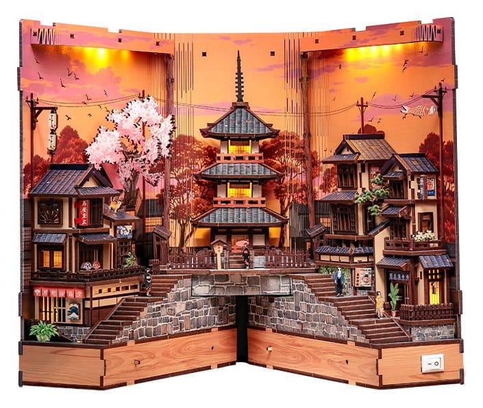 Book Nook Twilight Sakura Path 23 x 12 cm Image 7