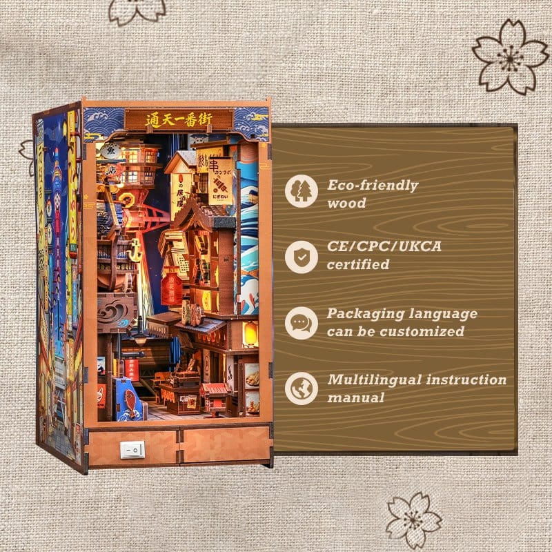 Book Nook Tsutenkaku Ichiban Street 23 x 12 cm Image 6
