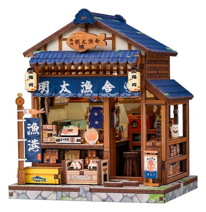 Miniature House Model Kit Fukuoka Mentaiko Kitchen 11 x 9 cm Image 1
