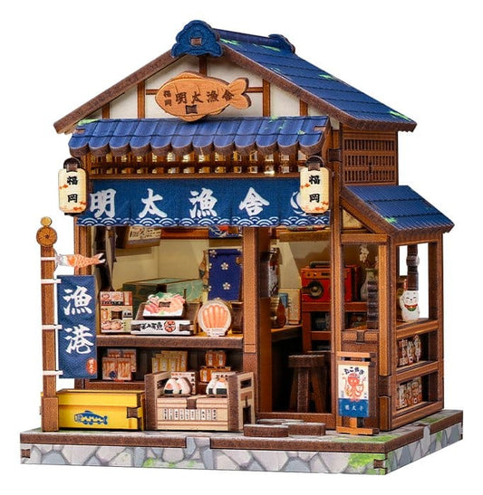Miniature House Model Kit Fukuoka Mentaiko Kitchen 11 x 9 cm Image 1