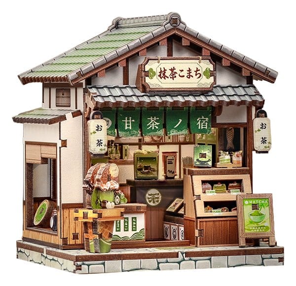 Miniature House Model Kit Kyoto Matcha Cottage 11 x 9 cm Image 1