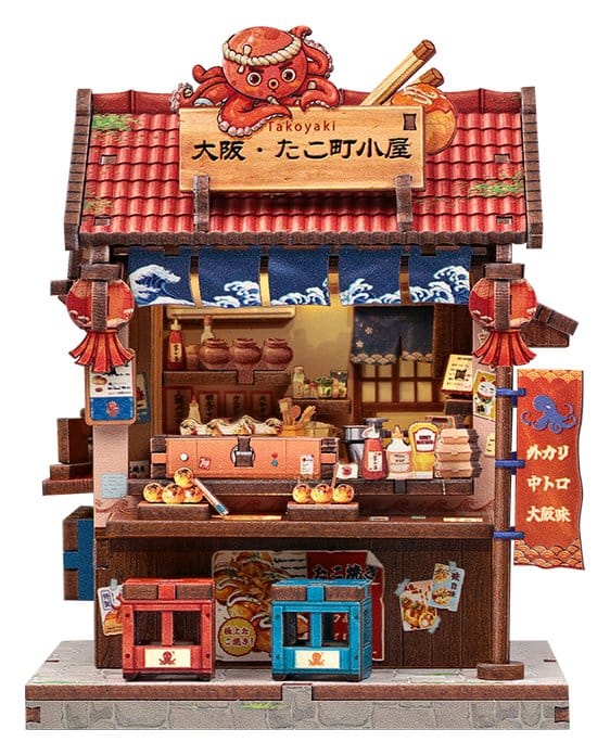 Miniature House Model Kit Osaka Takoyaki 12 x 9 cm Image 4