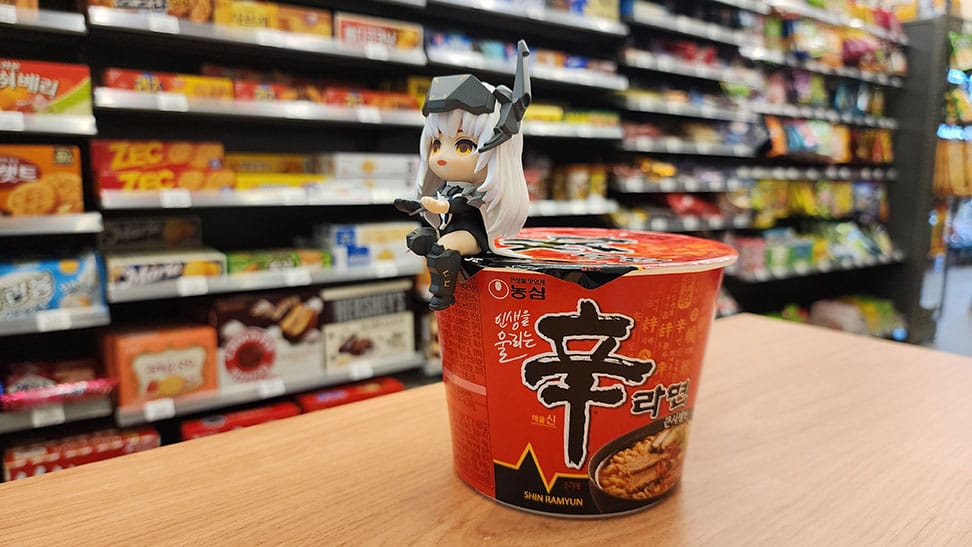 Goddess of Victory: Nikke Cup Noodle Holder PVC Statue Snow White 10 cm Image 4
