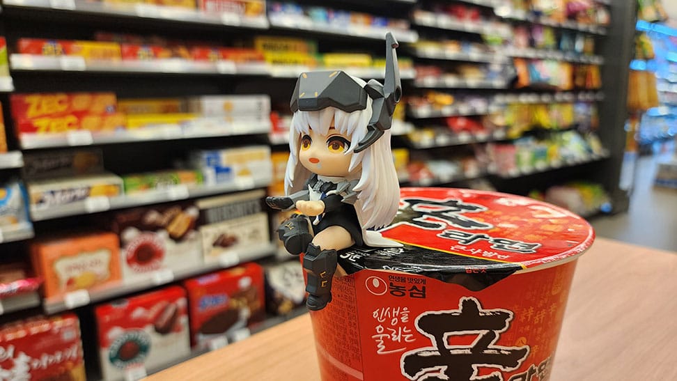 Goddess of Victory: Nikke Cup Noodle Holder PVC Statue Snow White 10 cm Image 5
