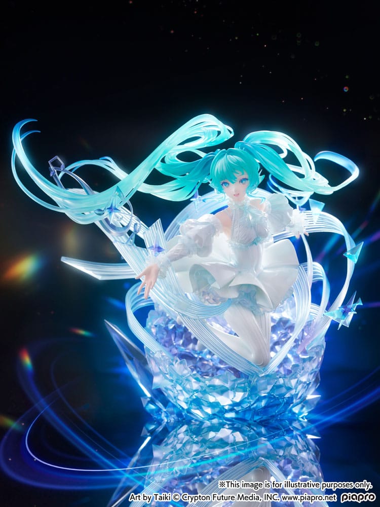 Hatsune Miku PVC Statue 1/7 Hatsune Miku - Crystal Dress Ver. 22 cm Image 9