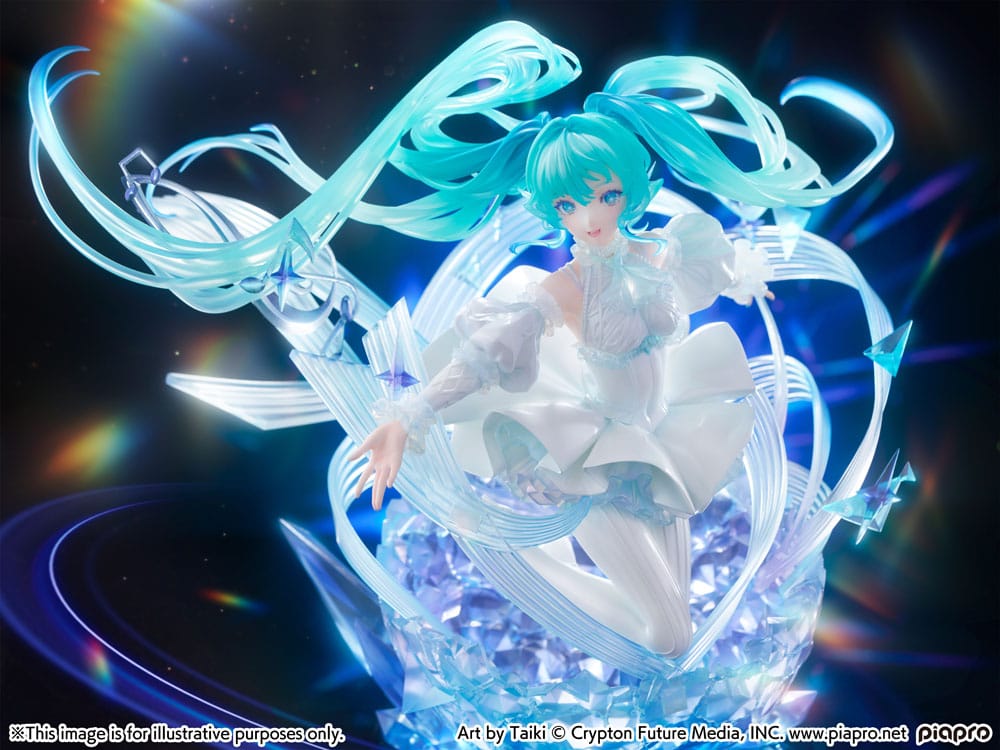 Hatsune Miku PVC Statue 1/7 Hatsune Miku - Crystal Dress Ver. 22 cm Image 10
