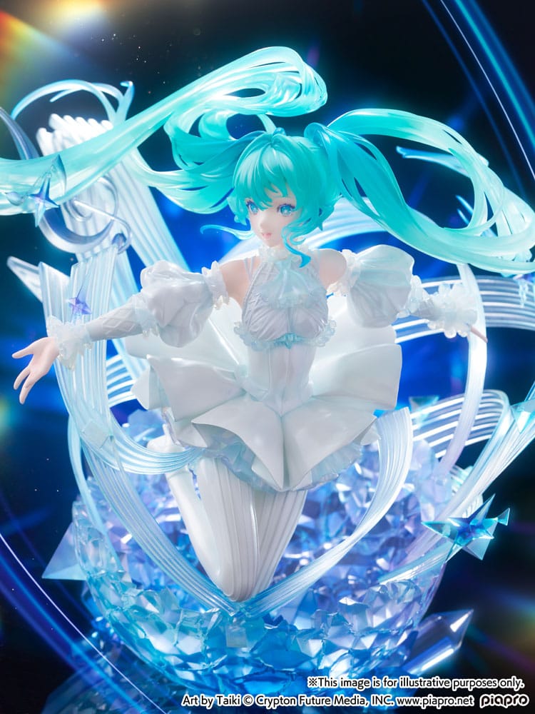 Hatsune Miku PVC Statue 1/7 Hatsune Miku - Crystal Dress Ver. 22 cm Image 11
