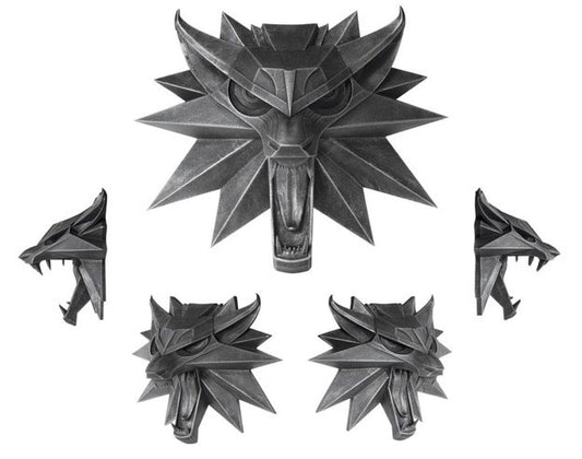 Witcher 3 Wild Hunt Wand-Skulptur Wolf 15 x 15 cm Image