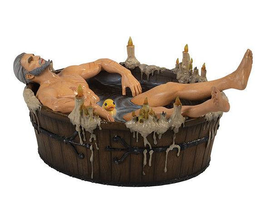 The Witcher 3 Wild Hunt Statue Geralt in der Badewanne 9 cm Image