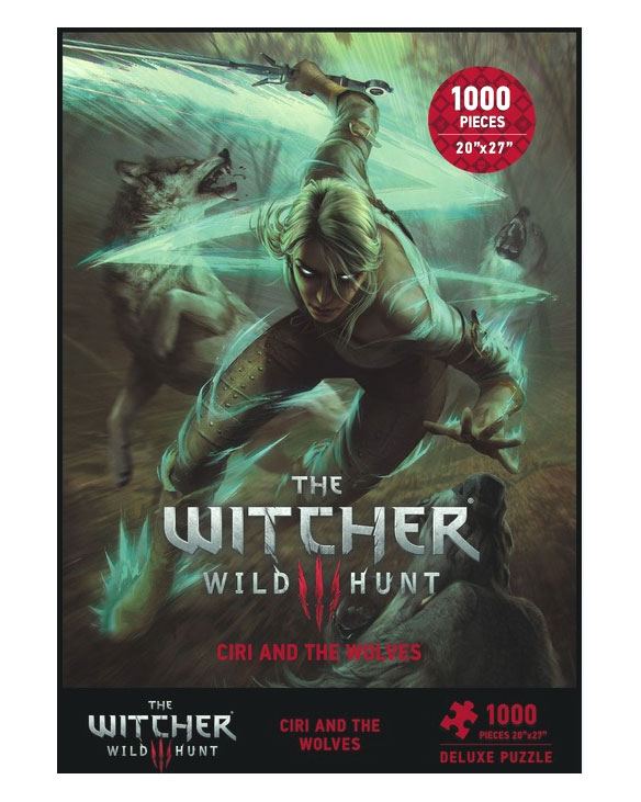 Witcher 3 Wild Hunt Puzzle Ciri und die Wölfe Image