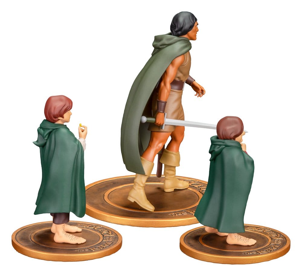 Der Herr der Ringe Animated Film PVC Figuren 3er-Pack Frodo, Aragorn, and Samwise Image 5