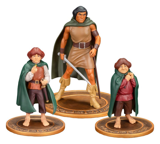 Der Herr der Ringe Animated Film PVC Figuren 3er-Pack Frodo, Aragorn, and Samwise Image 1