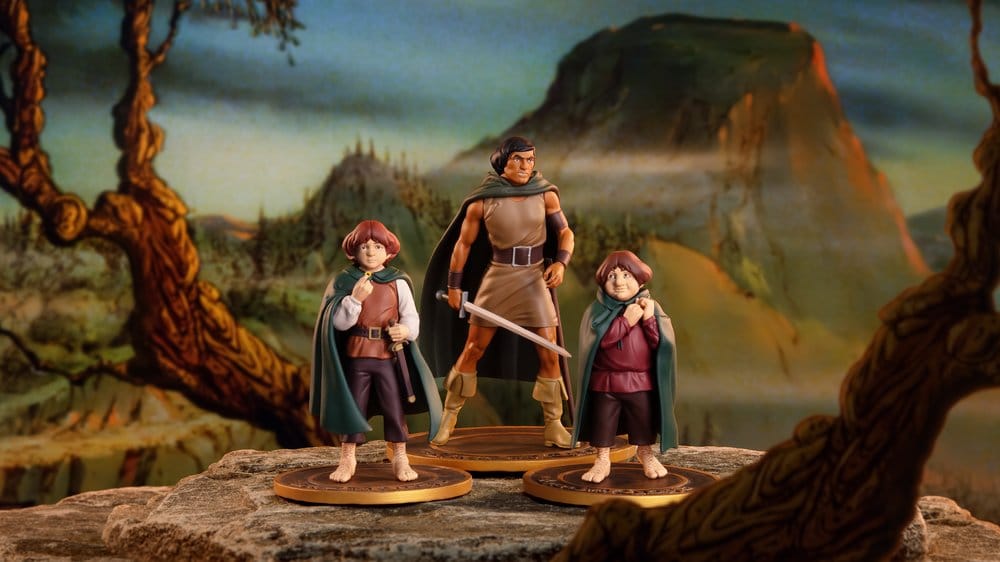 Der Herr der Ringe Animated Film PVC Figuren 3er-Pack Frodo, Aragorn, and Samwise Image 13