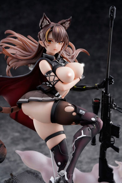 Original Character PVC Statue 1/7 Ijuu Senki Series: Sniper Karihime Limited Distribution 27 cm Image 4