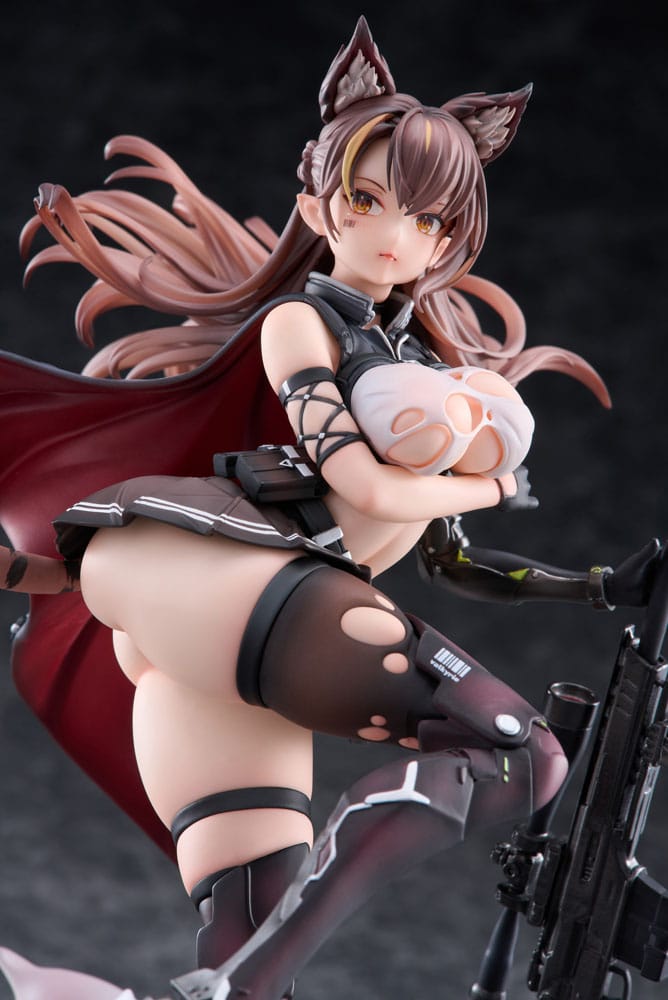 Original Character PVC Statue 1/7 Ijuu Senki Series: Sniper Karihime Limited Distribution 27 cm Image 17