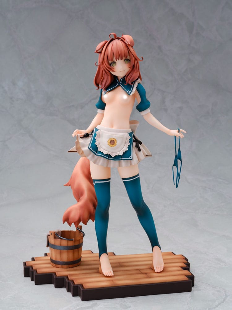 Original Character by Sawayaka Samehada Statue 1/6 Animal Ears Maid Kikimora 25 cm Image 7