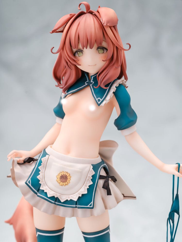 Original Character by Sawayaka Samehada Statue 1/6 Animal Ears Maid Kikimora 25 cm Image 9