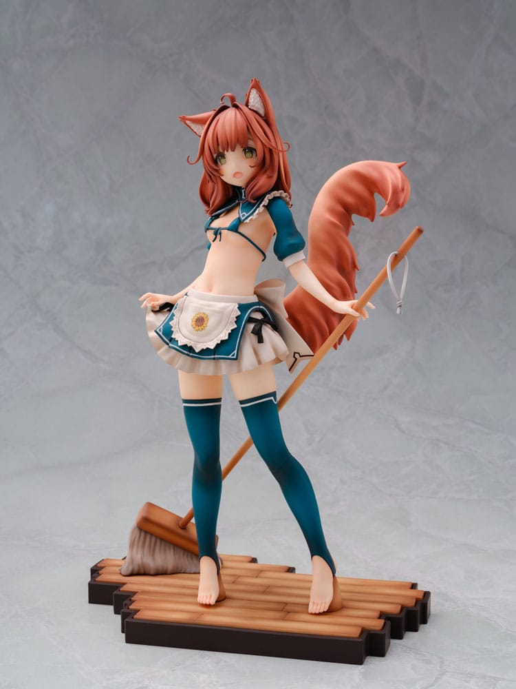 Original Character by Sawayaka Samehada Statue 1/6 Animal Ears Maid Kikimora 25 cm Image 20