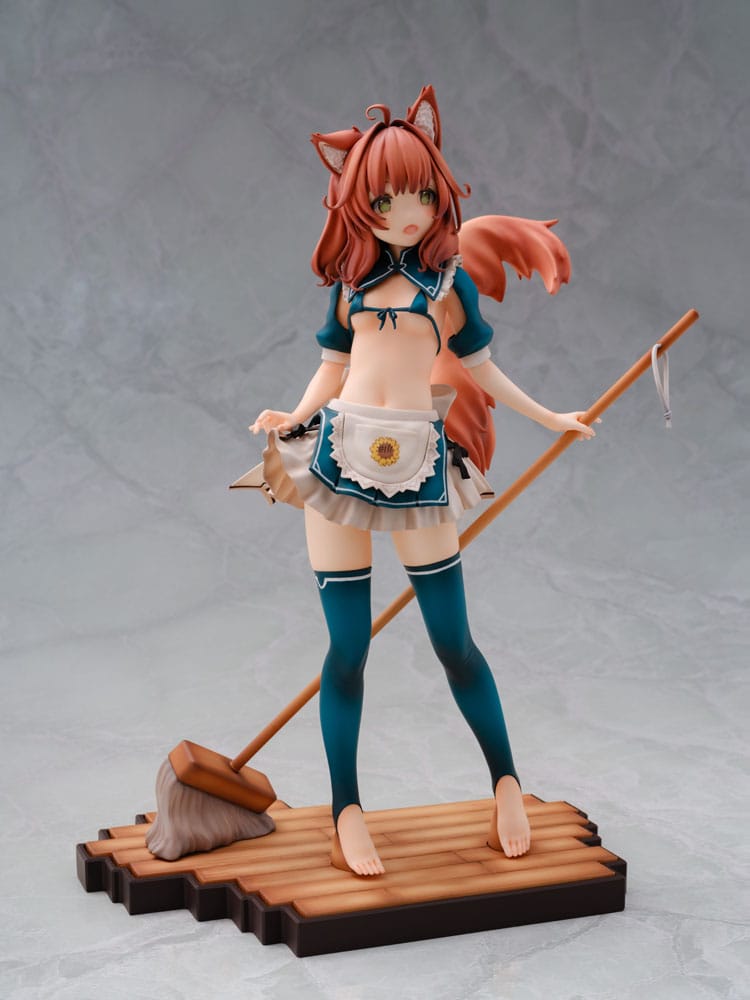 Original Character by Sawayaka Samehada Statue 1/6 Animal Ears Maid Kikimora 25 cm Image 23