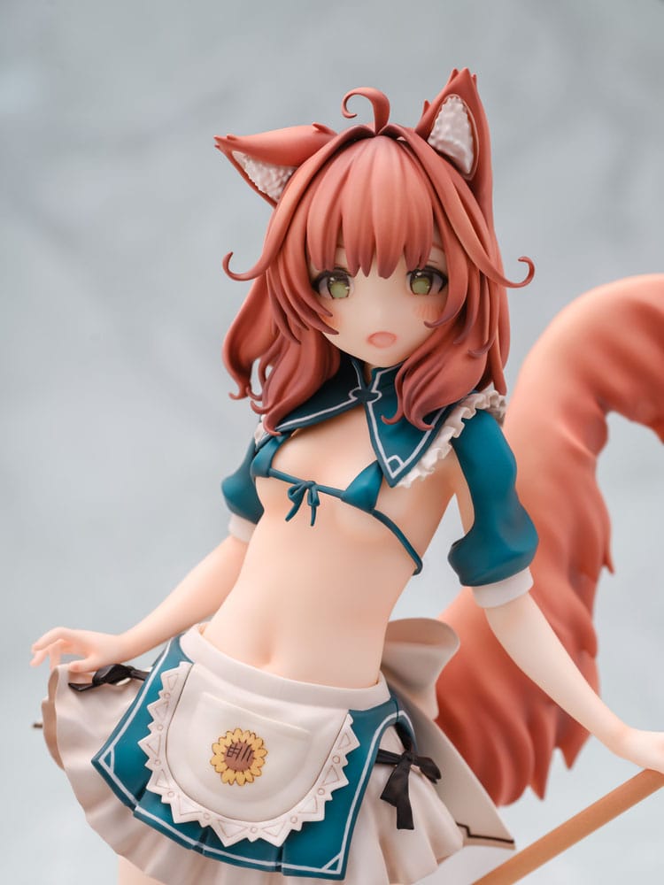 Original Character by Sawayaka Samehada Statue 1/6 Animal Ears Maid Kikimora 25 cm Image 25