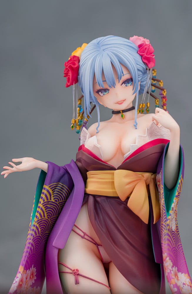 Original Character Statue 1/7 Shujuu Ecstasy Shion Oiran Ver. (Wholesome Ver.) 15 cm Image 10