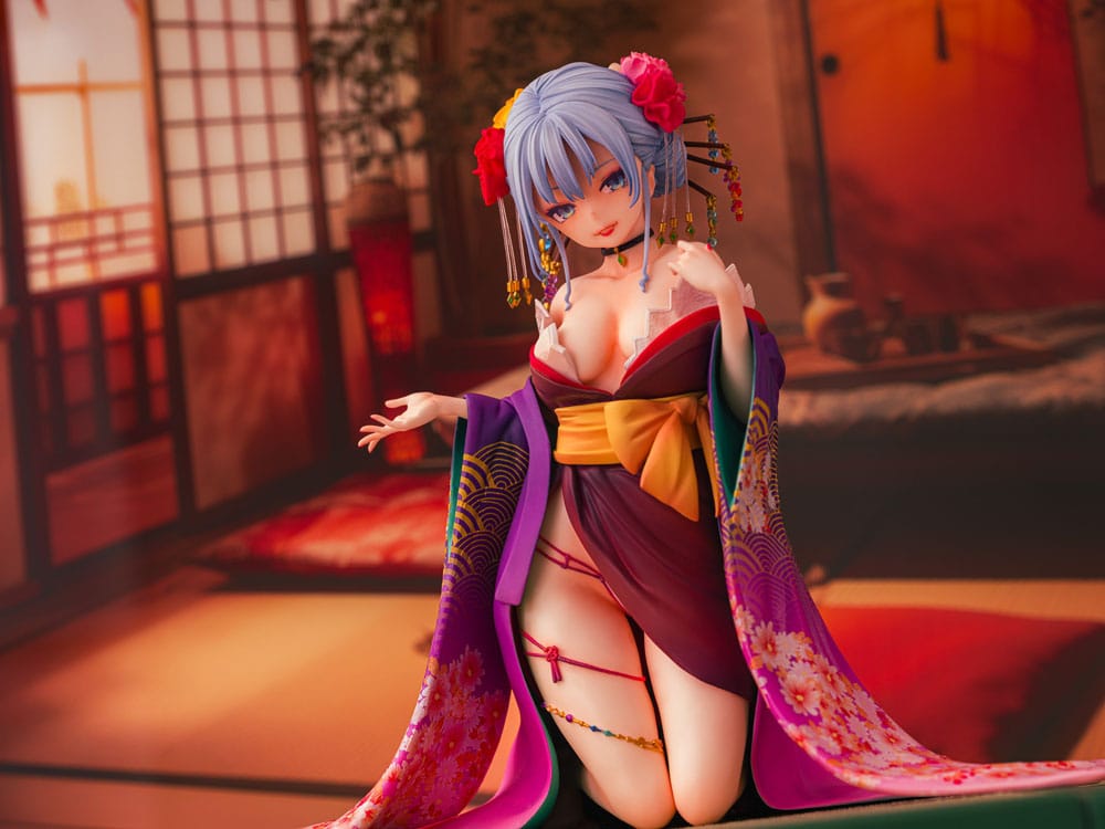 Original Character Statue 1/7 Shujuu Ecstasy Shion Oiran Ver. (Wholesome Ver.) 15 cm Image 13