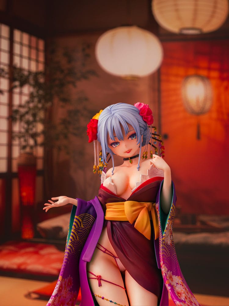 Original Character Statue 1/7 Shujuu Ecstasy Shion Oiran Ver. (Wholesome Ver.) 15 cm Image 16